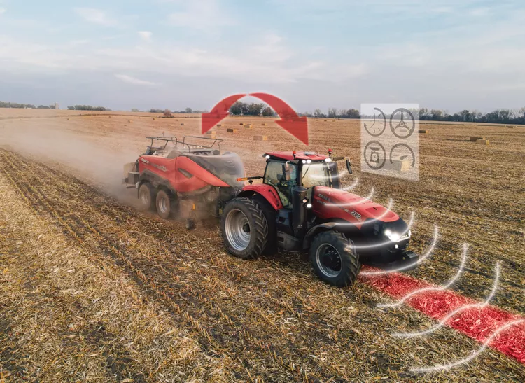 Case IH представи технология без ръце за квадратни бали