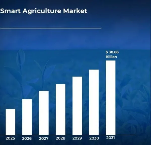 Пазарът на интелигентно земеделие ще достигне 38,86 милиарда долара до 2031 г