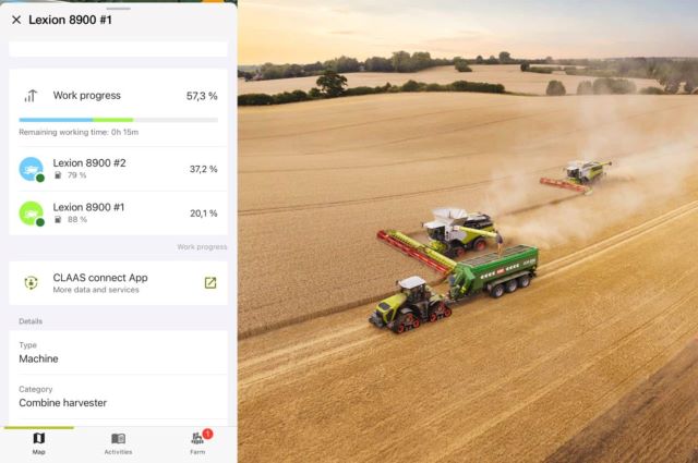 CLAAS connect вече работи в 30 страни по света